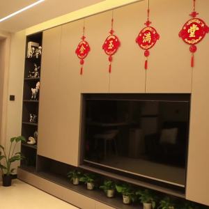 2025新年装饰立体福字春节挂饰挂件中国结室内过年墙面玄关装饰品2025 New Year Decoration Three dimensional Blessing Chinese New Year Pendant Chinese Knot Interior New Year Wall and Entrance Decoration