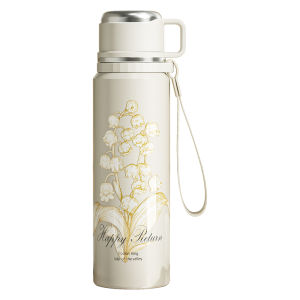 COOKER KING | Large Capacity Insulated Cup for Women with Elegant Design Tea Infusion