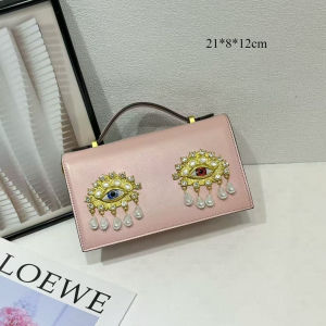 JW PEI | 2026 New High-end Single Shoulder Crossbody Bag Luxury Retro 3D Jewelry Eyes Retro Pearl Diamond Eye Creative Design Shoulder