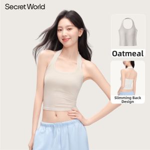 Secret World | Strapless Tank Top With Bra Padding And Back Beauty