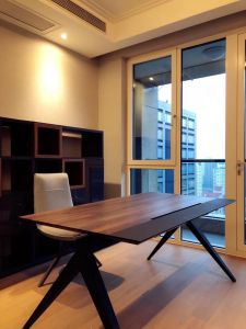 North America Black Walnut Solid Wood Desk Italian Minimalist Original Wood Writing Desk Computer Desk Industrial Style Office Desk