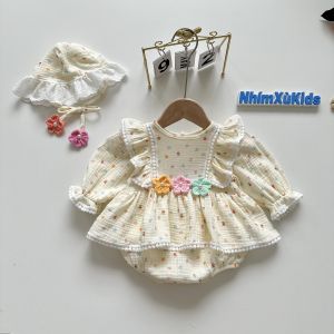 (3-12kg) Body Váy Hoa Baby NHÍM XÙ KIDS Cho Bé Gái Sơ Sinh Đầy Tháng Thôi Nôi Sinh Nhật B147