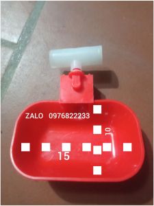 combo 10 bộ cốc nước gắn ống 21 cho gia cầm