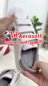 Aerosoft รองเท้าผ้าใบผู้ชาย ผู้หญิง รุ่น SN7810 SN8810 (EURO D2) ผ้าใบสีดำ