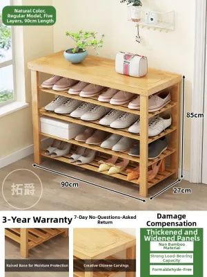 TUOJUE | Entrance Shoe Rack and Seat Bench Simple Design
