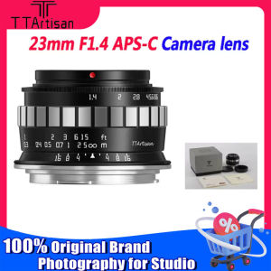 TTArtisan 23mm F1.4 APS-C MF Fast Documentary Lens for Fuji X-E4 XT-100 Sony A6600 Canon Nikon Z50 ZFC Olympus E-M5 M43-mount