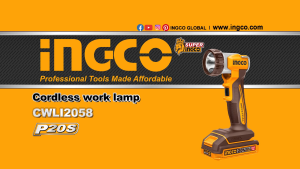 INGCO 20V LED WORK LAMP 8W 450 LUMENS CWLI2058 (BARE UNIT)