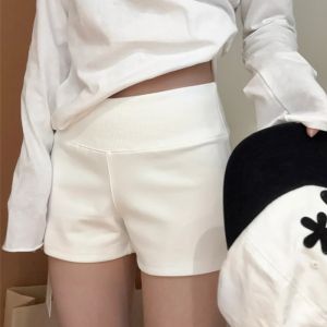 Quần Short Thể Thao Màu Xám American Dành Cho Nữ Mùa Hè Mới Ôm Vừa Vặn Cạp Cao Dáng Chữ a Yoga Quần Bó Sát Gợi Cảm Quần Bó