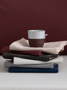 Ultra-Thin Full Cotton Brushed Pillowcases 48x74cm Pair Comfortable Pure Color Contrast Simple Style Cotton Pillow Covers