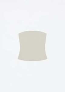 New Color Tank Air Mist Blue Tube Top Slim Fit Minimalist Style Womens Short Sleeveless Shirt Backless Fashion Summer 2025