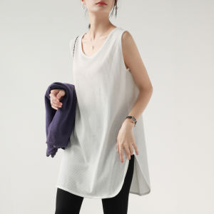 MOCHU | Loose Fitting Hemmed Mid-length Sleeveless Innerwear
