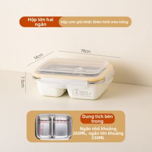 Onlycook | Hộp Cơm Bento Inox Phân Cách và Kín Khí