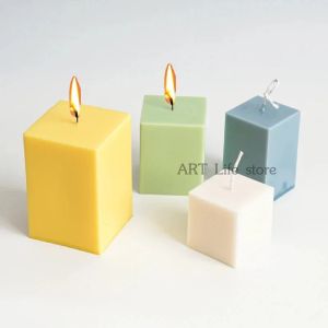 DIY Aromatherapy Candle Kit: 3D Square Acrylic Candle Mold