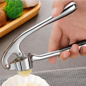 Manual Mini Garlic Press Zinc Alloy Kitchen Tool for Peeling And Grinding Garlic And Walnuts Home Use Cooking Utensil
