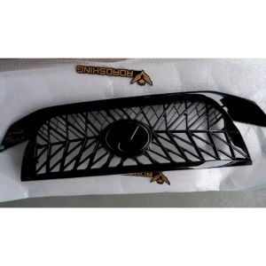 FREE LOGO TOYOTA ARUZ ABS SPORT FRONT GRILLE GRILL GLOSSY BLACK SPEC