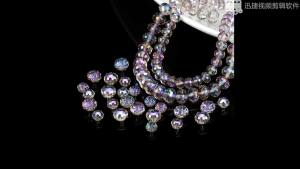 QIAO | 6mm 8mm Austria Crystal Beads 96 Faceted Round Loose Spacer Beads