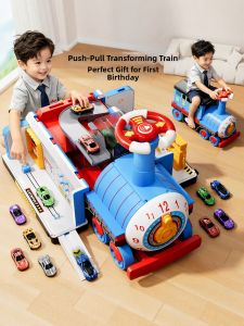 SHENMISHAONIAN | Ride-on Transforming Car Toy for 1-3 Year Olds