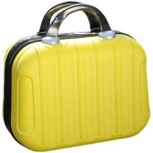 Fashionable Travel Luggage Womens Handheld Carry-On Suitcase 20 Inches Cute Korean Style ABS Material with Lock And Wheels