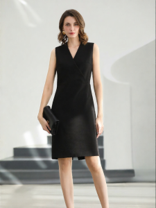 COCOBELLA | Đầm Công Sở Elegante V-Neck Không Tay A-Line