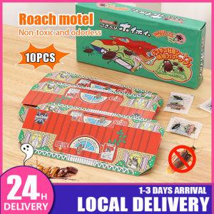 Hoy Trap-A-Roach Cockroach Killer Lizards Trap Insect Insecticide Free Bait Made of Cockroach’s Favorite Food Strong Wavy Glue can Hold Pest Control For Car Room Kitchen Airbnb Hotel 蟑螂屋