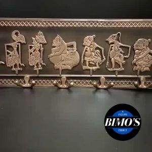 KAPSTOK BAJU KAPSTOK GANTUNGAN BAJU MOTIF PUNOKAWAN CANTOLAN BAJU AESTETIK GANTUNGAN DINDING BAJU