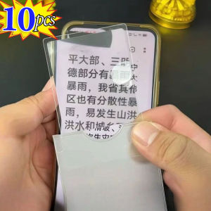 10PCS Magnifiers Portable Credit Card Shape Transparent PVC Magnifier 3 X Magnification