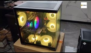 YGT N275 Gaming Case Micro ATX Pc Case With Tempered Glass Black Desktop Case