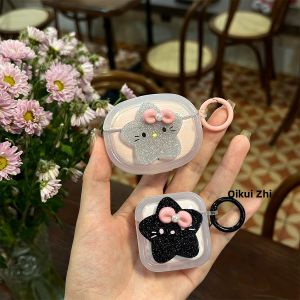 Cute Cat Design Bluetooth Protective Case for VIVO TWS 3E Earphones Anti-Fall Soft Shell Frame Earphone Cover Sweet And Cool
