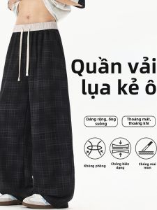 SUODUN | Quần Hơi Rộng Kiểu Thoáng Mát Cho Mùa Hè