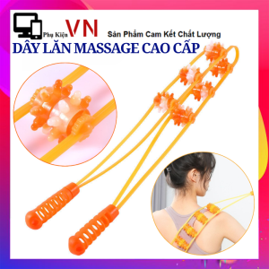 Dây Lăn Massage Cổ Vai Gáy Cầm Tay Giúp Thư Giãn - Dây Lăn Mát Xa Vai Cột Sống Lưng Toàn Thân 18 Bi Giúp Giảm Đau Tê Nhức Mỏi Hiệu Quả / Dây Kéo Cầm Tay Massage