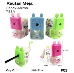 Rautan Pensil Meja Kotak Animal 722A/ Gajah 910 Cat