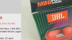 J M3 Mini Boombox Speaker Mini Bluetooth Portable Musik Logam Subwoofer Strong Bass Music Box