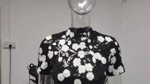 Romagic O Neck Short Sleeve Graduation Dresses Flowers Sequined Long Bodycon Stretchy Women Evening Dress Summer 2025