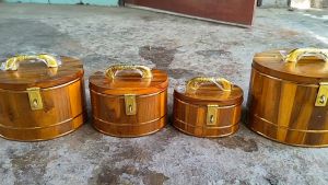 กระปุกออมสินงานไม้สัก ราคาส่ง ทรงวงรี piggy bank