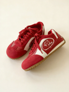 Josiny | Red Dog Pattern Height Increasing Summer Casual Shoes