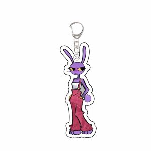 Bandai | For TADC Anime Peripheral Jax Series 5cm Acrylic KeyChain Q Version Cartoon Decoration Pendant Accessories Creativity Gift