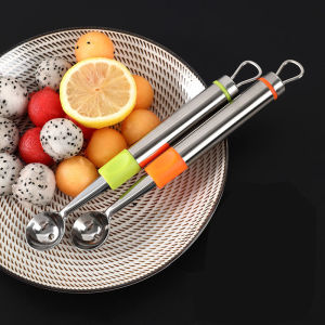 Stainless Steel Fruit Slicer Baller Carving Kitchen Tool for Cutting Watermelon And Taking Fruit Meat Ideal for Preparing Delicious Dishes