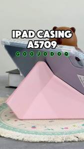 GOOJOODOQ for iPad Case For iPad Air 4 5 6 10th A16 7/8/9th10.2 Pro 11 13 Case with Pencil Holder Clear Folding Anti-Lost Pen Slot