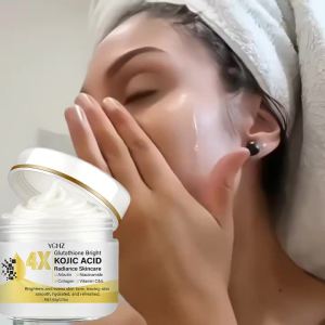 Kem Dưỡng Da Mặt Kojic Acid 60g Cho Nam & Nữ - Dưỡng Trắng Dưỡng Ẩm Không Bết Dính Làm Đều Màu Da Giảm Thâm Dùng Được Ban Ngày & Ban Đêm