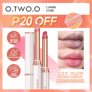 O.TWO.O Color Changing Lip Balm for dry lips therapy Vaseline lip care Moisturizer Long Lasting Lip Gloss Lipstick Therapy Lipbalm with Natural Beeswax Lip Care Tinted Lipstick 4 Colors Makeup