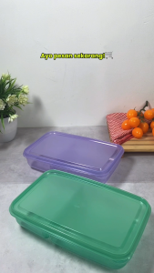 KTCmart Kotak Makan Sekat 2in1 Food Grade Kotak Makan Dengan Tutup Kedap Udara Kotak Serbaguna Bumbu