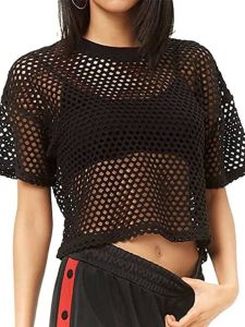 Mesh Round Neck Short Sleeve T-shirt & Pullover: A Guide to Versatile Casual Wear