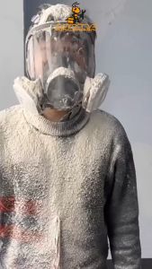 Nasara HYM-6800 Full Face Respirator Gas Mask Paint Spray Facepiece Mask Organic Vapor Respirator + 3M 6003 Cartridge / 防护全面罩