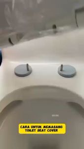 S2SCU802 UF MATERIAL V-SHAPE TOILET BOWL SOFT CLOSE SEAT COVER COME WITH STAINLESS STEEL HINGES