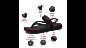 Sandal Jepit Wanita Gaya Korea Warna Solid FRDRZ01