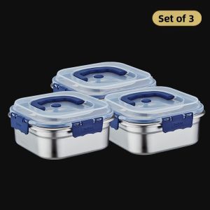 Food-Grade Portable Stainless Steel Lunch Box