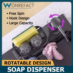 Kitchen Sink Soap Dispenser Dishwashing Liquid Soap Dispenser Countertop Soap Dispenser Sink Soap Dispenser With Tray Hook