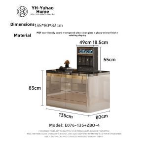 Smart Lift Display Storage Vanity