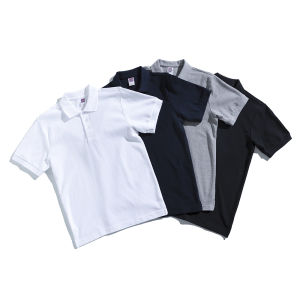 Glaygu Japanese Style Heavy Weight Knitting Cotton Lapel T-shirt: A Summer Must-Have