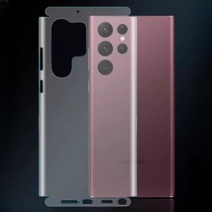 999D ไฮโดรเจลด้านหลังฟิล์มสำหรับ Samsung Galaxy S25 S24อัลตร้า S24 + S23ฟิล์มกันรอยป้องกันเต็มพื้นที่ของหน้าจอ S22มากแมตต์แบบ HD ฟิล์มป้องกันนุ่มป้องกันรอยขีดข่วนสำหรับ Samsung S25 S24 Ultra ไม่เป็นกระจก